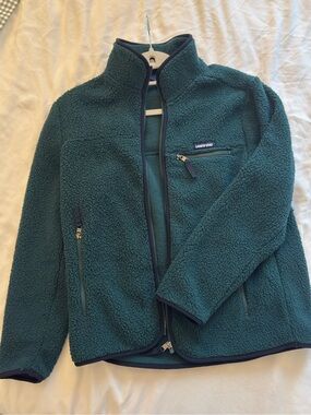 Lands' End Sherpa Zip-Up Fleece